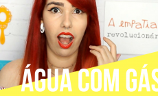 Água com GÁS deixa o cabelo brilhoso