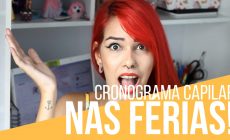 como fazer cronograma capilar nas férias
