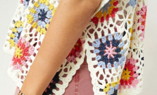 roupas de crochê