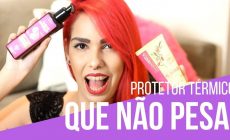 Protetores térmicos que não pesam no cabelo