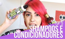 Shampoos e condicionadores muito tops