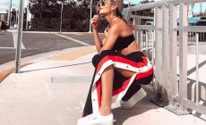 calça tracker com fenda