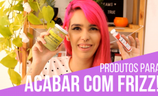 produtos para acabar com o frizz