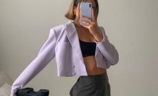 blazer cropped
